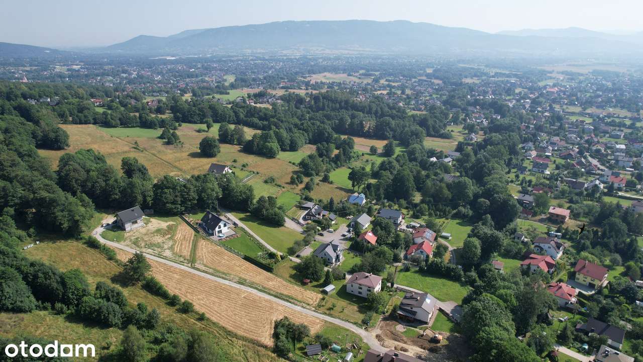 Widokowa działka budowlana Godziszka u podnóża Gór - Pełny obrazek: 4/11