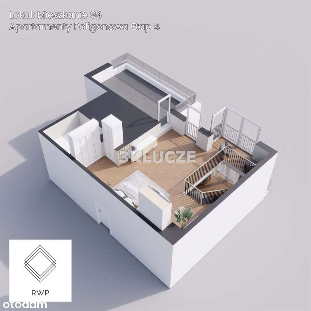 Dwupoziomowy apartament Poligonowa Promocja-1