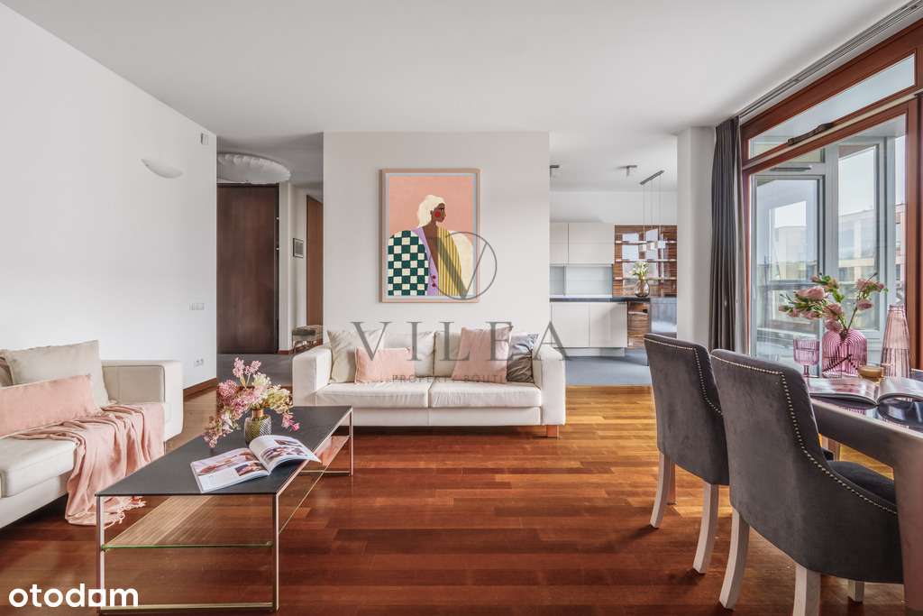 Przestronny apartament z tarasem w sercu Wilanowa-0