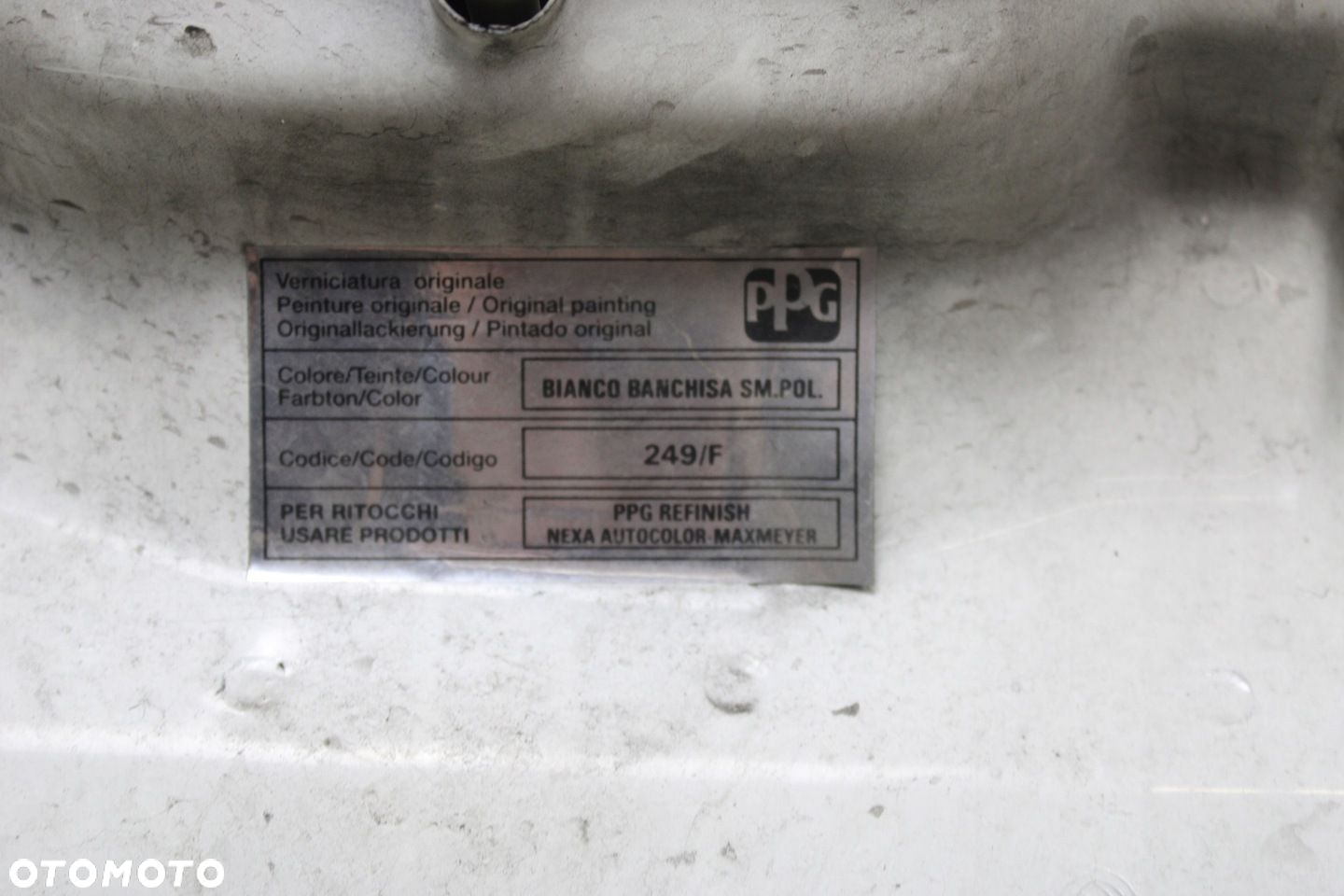 MASKA POKRYWA SILNIKA FIAT PUNTO III OD 2003 - 5