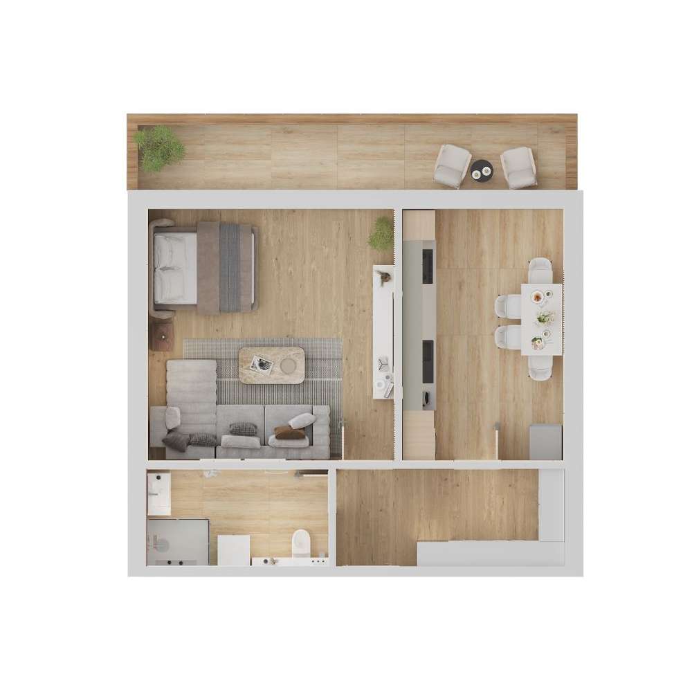 Fiecare detaliu contează Garsoniera 50.9mp locatie Premium zona Coresi - Imagine principală: 5/15