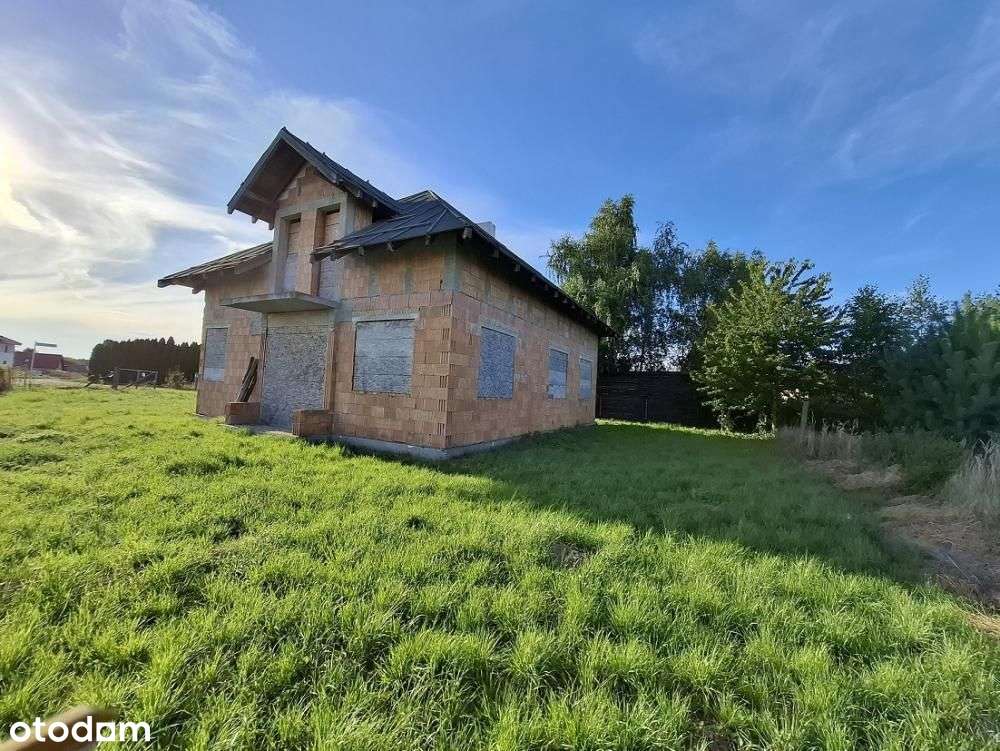 Kaźmierz ul. Borowikowa - dom w stanie surowym otwartym-4