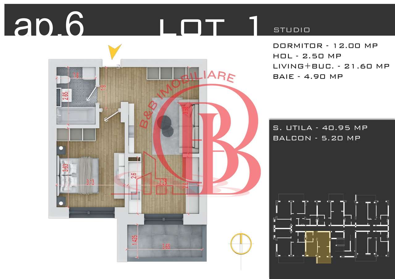 Apartament 2 camere -Theodor Pallady-Sector 3