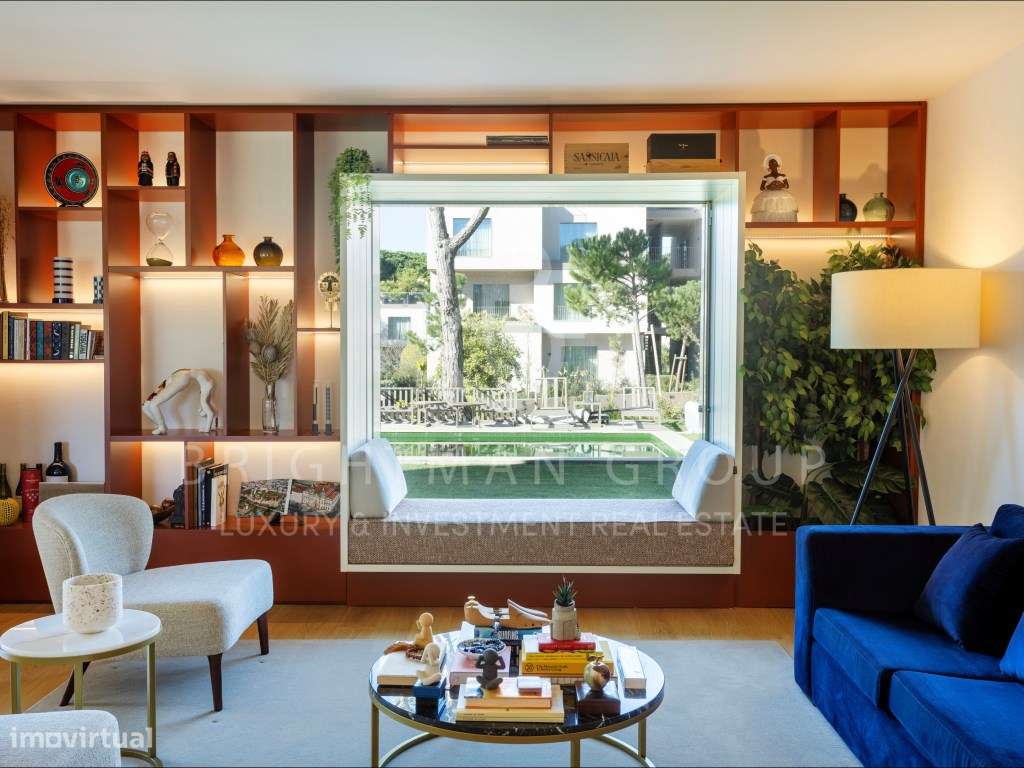 Apartamento T3 com piscina e jardim, na Quinta da Marinha-10