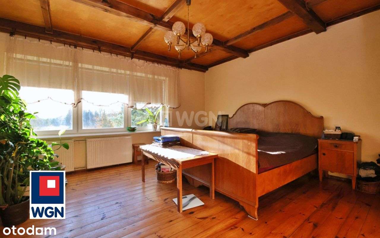 Dom z dużą działką + wynajęty lokal usługowy i pac-9