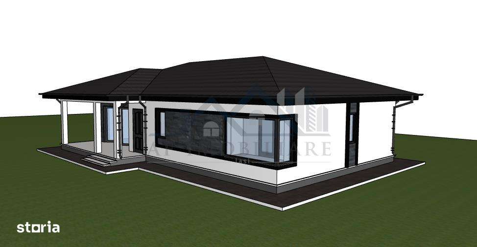 Valea Lupului CASA PARTER 4cam sc=115mp TEREN 380mp toate utilitatile - Imagine principală: 5/12