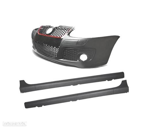 KIT CARROÇARIA PARA VOLKSWAGEN VW GOLF V 5 LOOK GTI PÁRA-CHOQUES + EMBALADEIRAS - 2