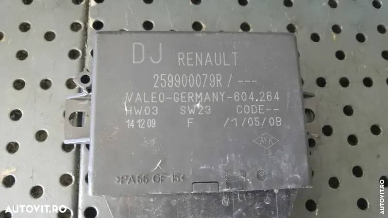 Calculator modul senzori parcare renault laguna 3 259900079r - 2