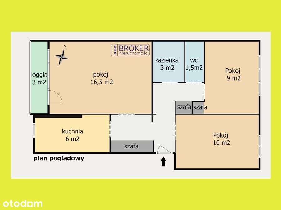 Wola; metro Płocka; 3 pokoje-1