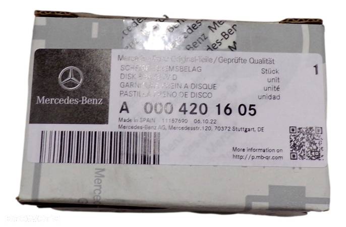 MERCEDES W168 W169 W245 W414 Klocki hamulcowe tyl - 2