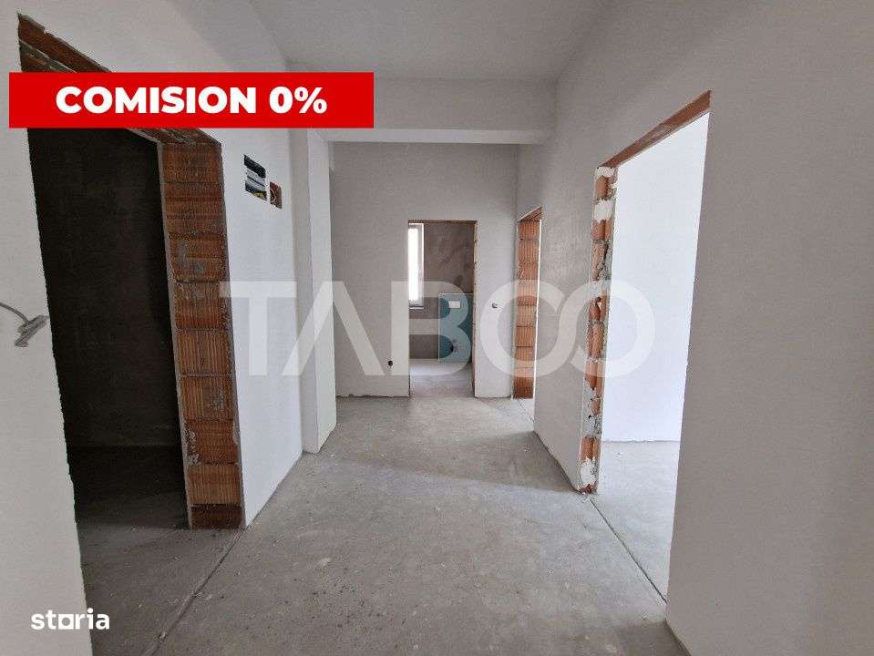 Apartament decomandat 2 camere 63 mpu 2 balcoane Rahovei Sibiu - Imagine principală: 2/17
