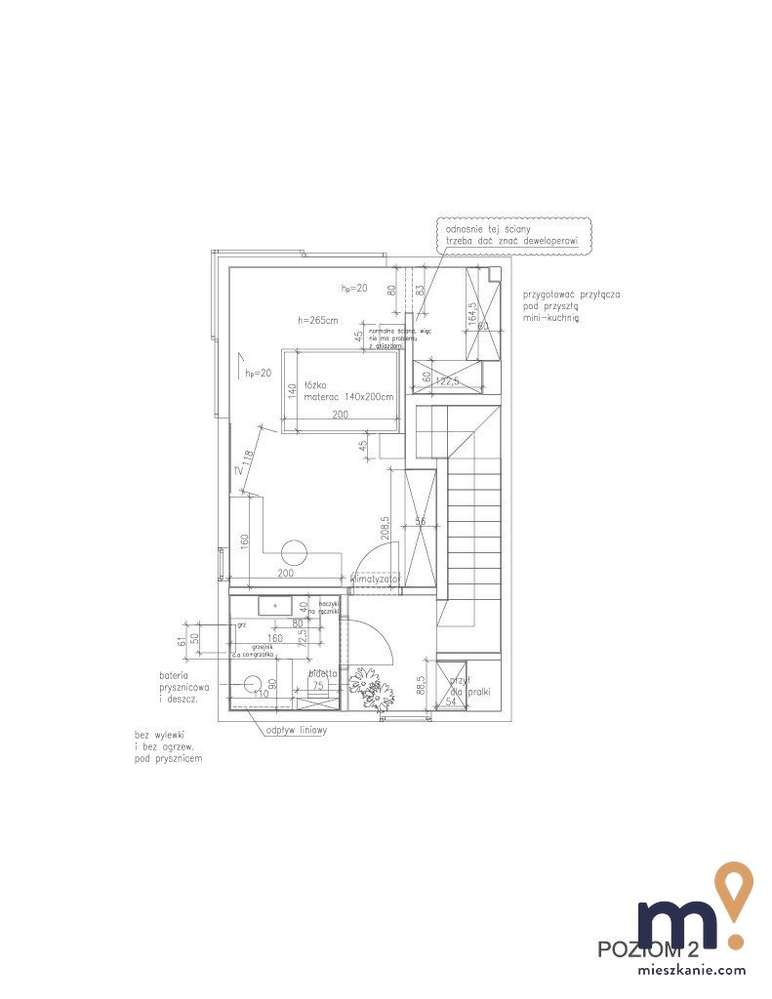 Światło, przestrzeń i zieleń na 120 metrach na Wol-13