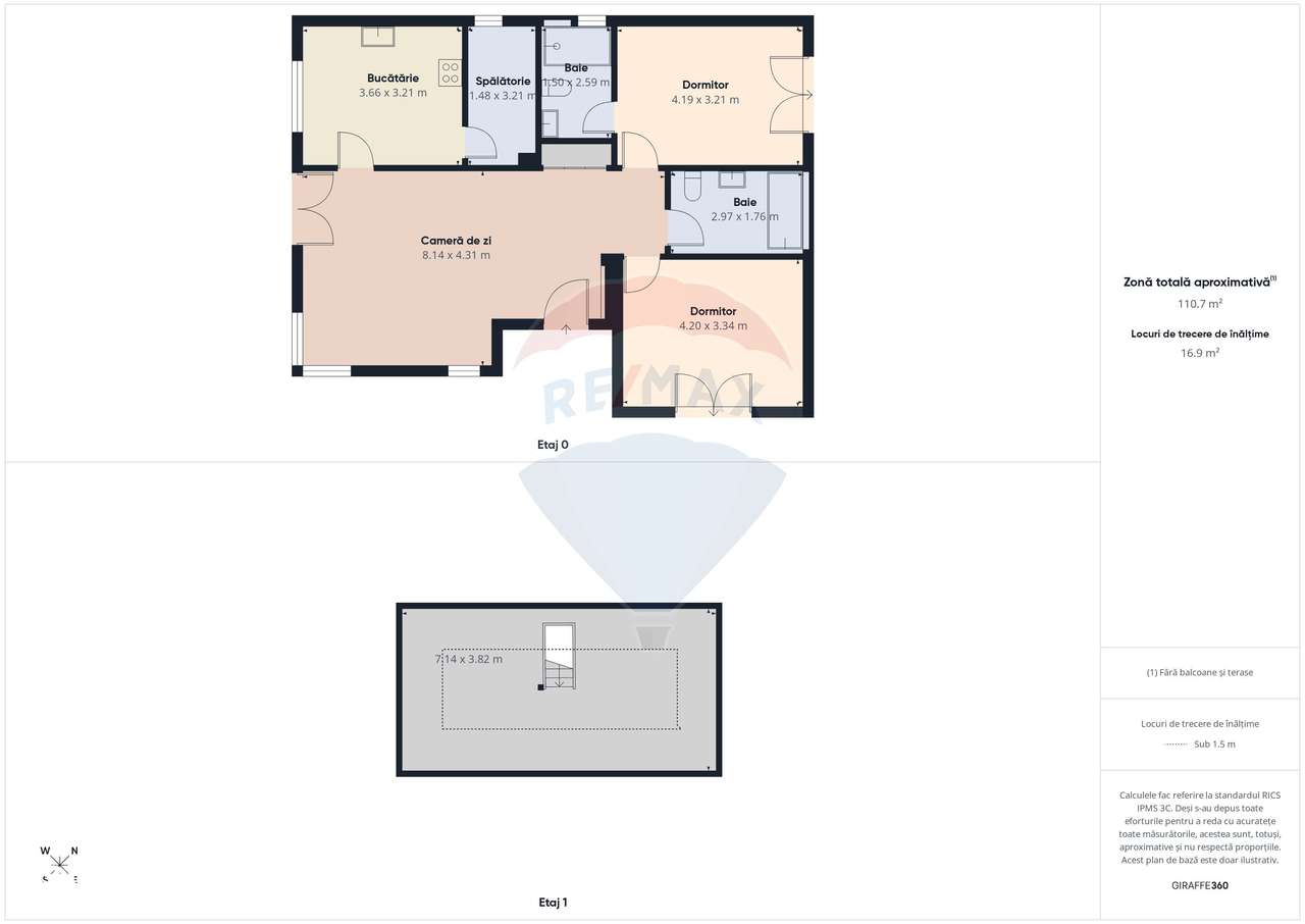 Casa cu 3 camere de vanzare | Petresti | Curte 214mp-10