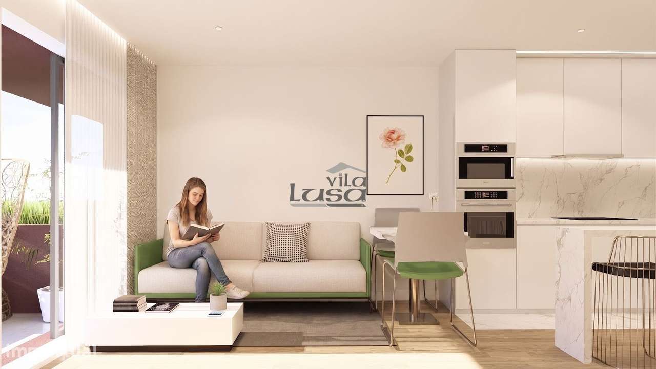 Apartamento T1 Novo com garagem em Vilar de Paraiso, Vila Nova de Gaia-2