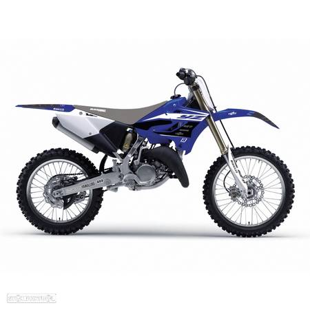 kit autocolantes + capa de banco blackbird replica factory racing yamaha yz 125 / 250 - 1