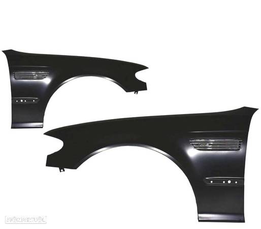 KIT 2 GUARDA-LAMAS PARA BMW SERIE 3 E46 01-05 LOOK M3 - 3