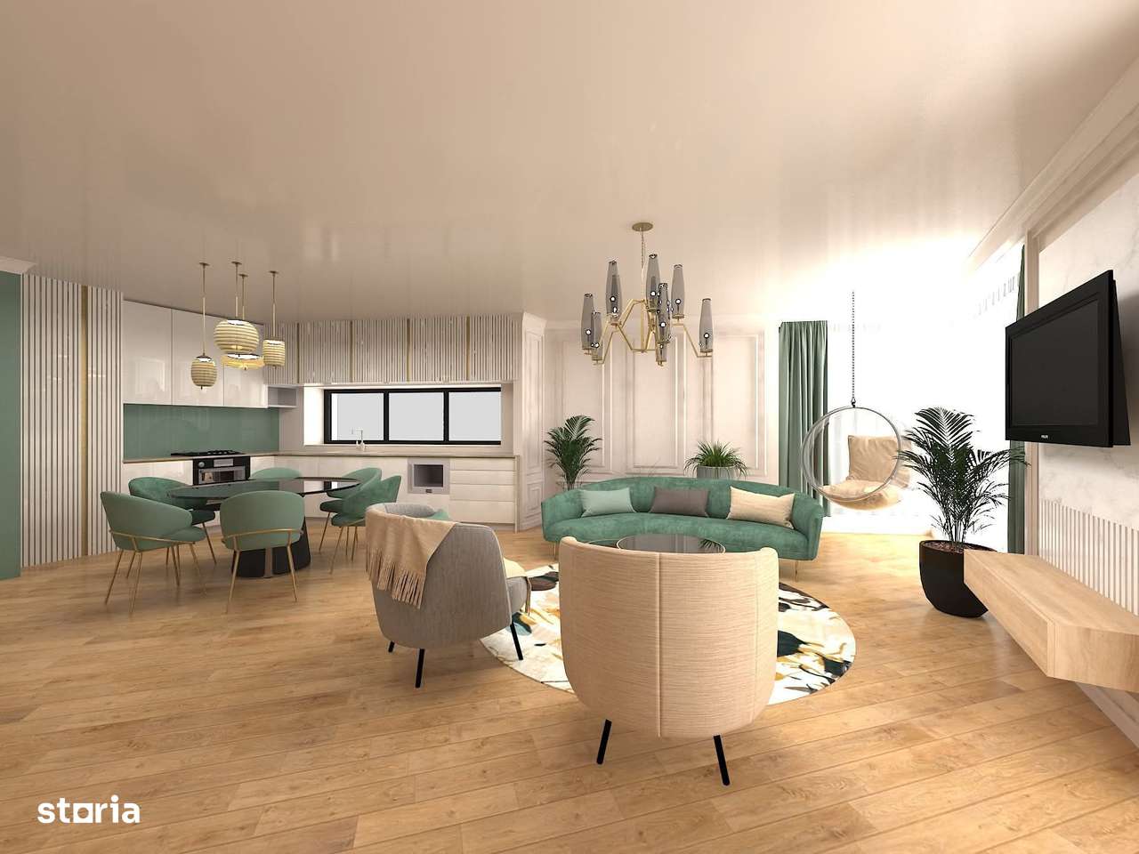 3 camere + parcare, Aviatiei Tower, Mall Promenada-1