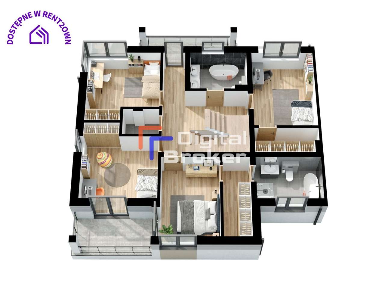 ⭐️Duży Dom ⭐ 240 m² ⭐️Halinów ⭐️0% prowizji⭐ - Pełny obrazek: 5/12