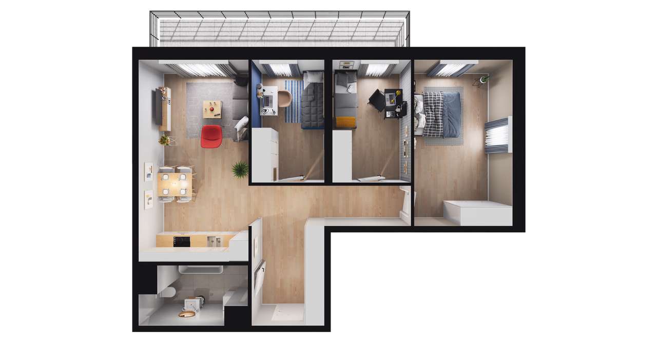 Osiedle Dębowy Park | mieszkanie 4-pok. | G23 - Pełny obrazek: 3/9