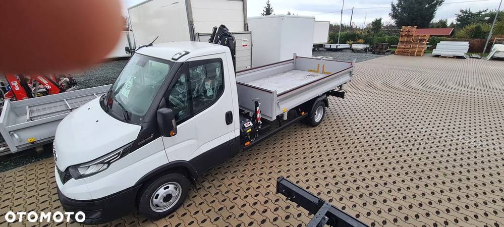 Iveco 50c/ 35c18A8 HDS/żuraw+ wywrotka ALU masa 500 kg - 9