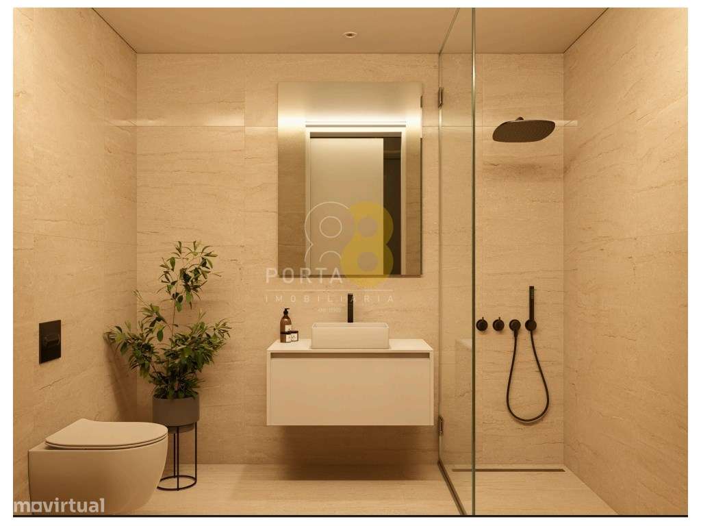 T2 com varanda, condominio Fechado com Piscina na Madalena - Vila N...-9