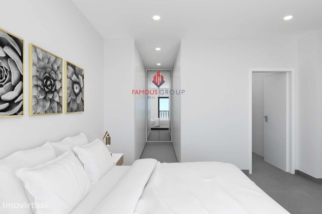 Apartamento T3 novo com estacionamento-8