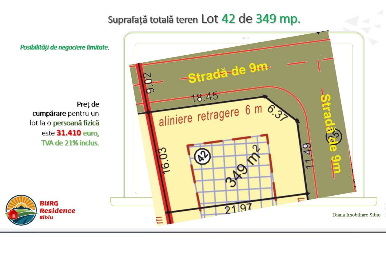 Stai așa! Vând teren intravilan în Sibiu, str Viile Sibiului.-14