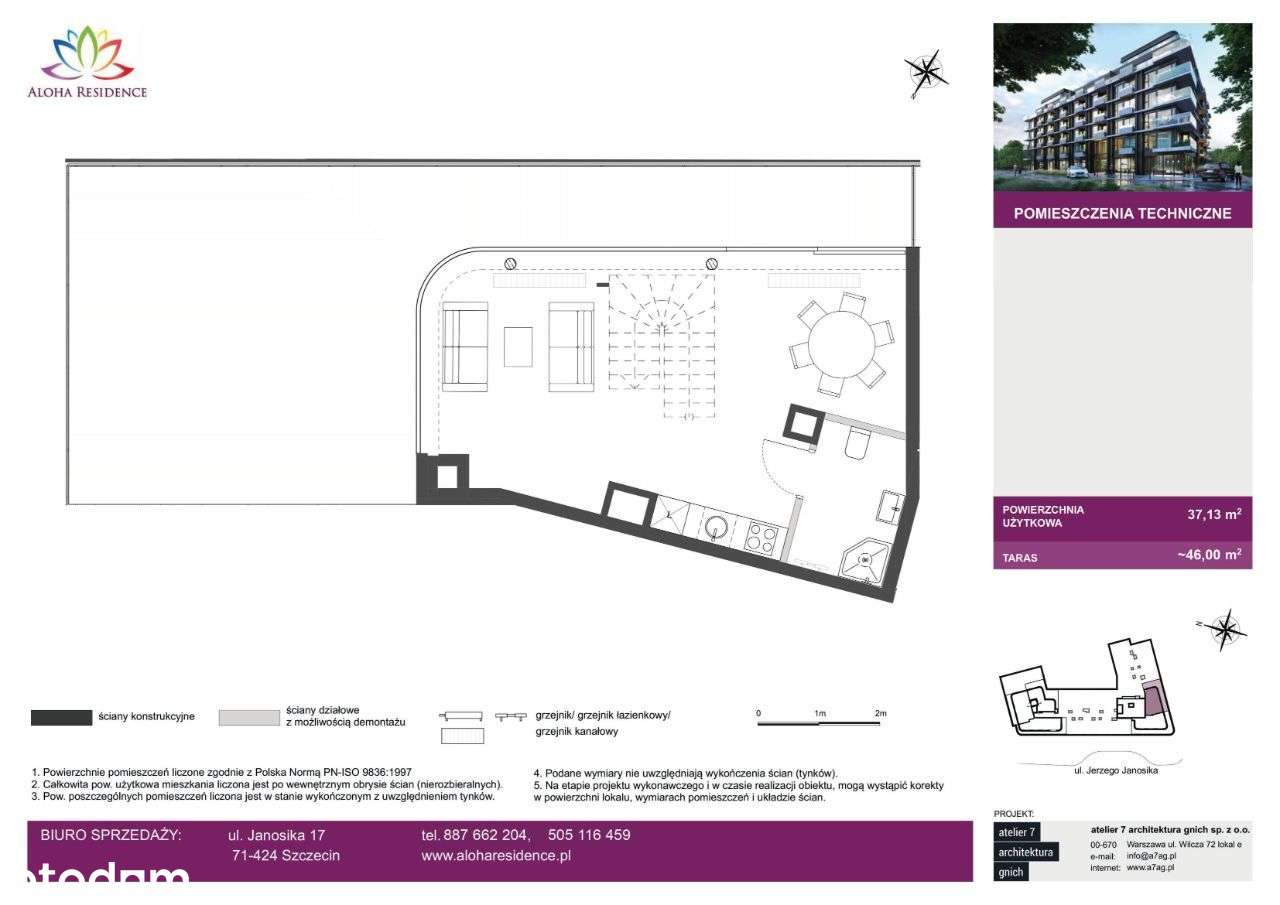 Aloha Residence | nowe mieszkanie nr 504 - Pełny obrazek: 3/12