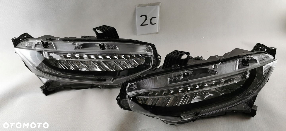 HONDA CIVIC X FULL LED LEWY PRAWY REFLEKTOR LAMPA - 5