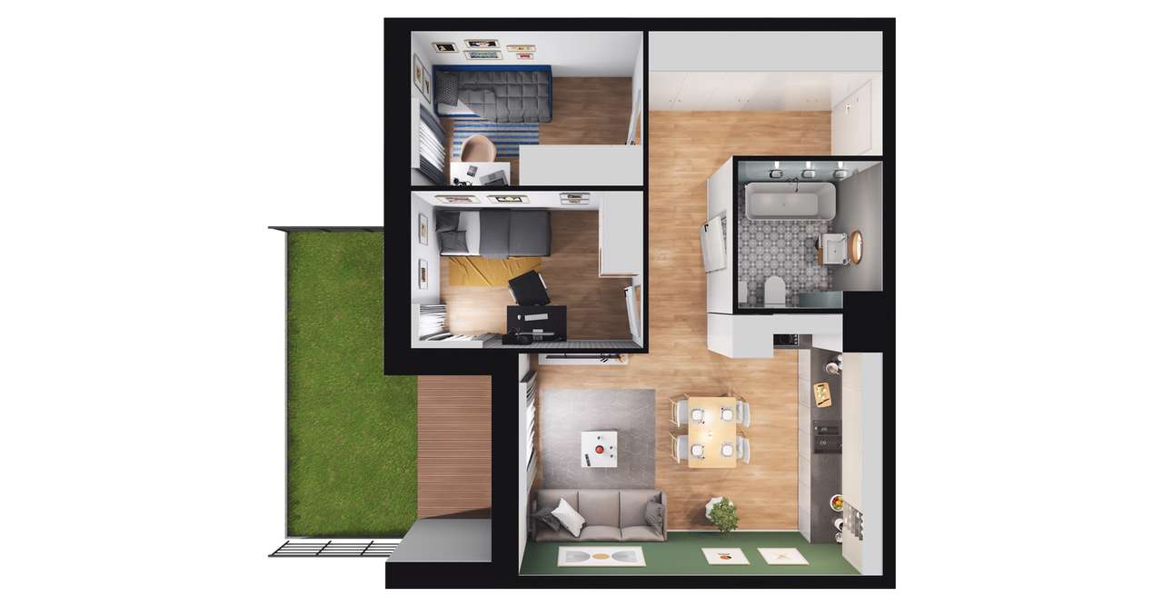 Kalaminta | mieszkanie 3-pok. | 9_ 4 - Pełny obrazek: 3/7