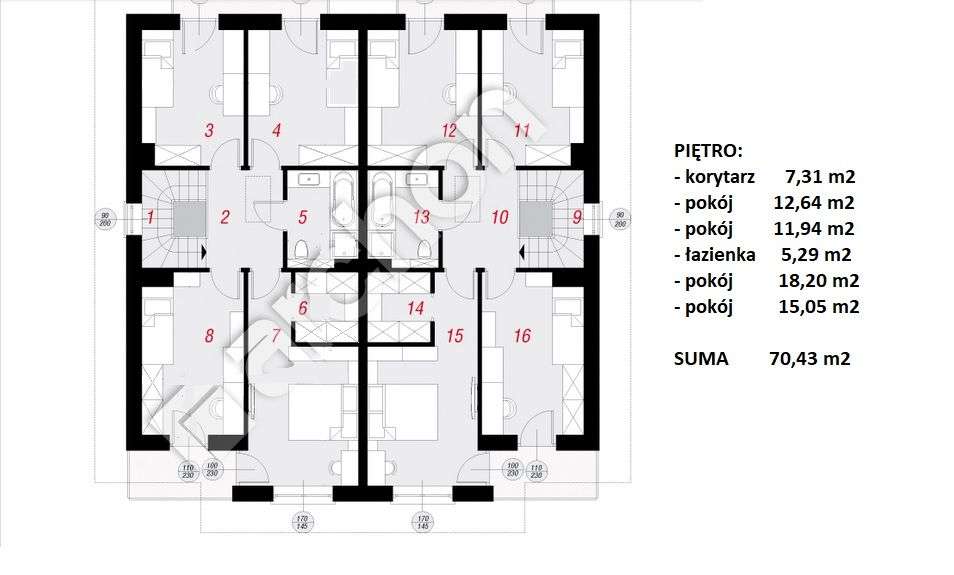 Bliźniak Willa Amelia - Łazy ul. Polna - Pełny obrazek: 4/4
