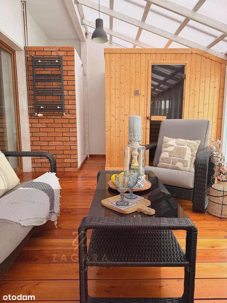 Dom parterowy Strachocin sauna basen ogród-12