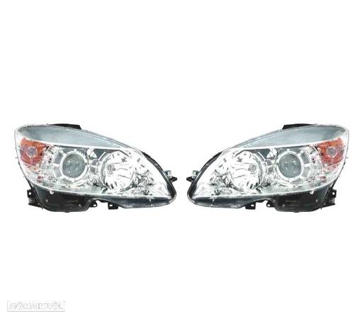 FARÓIS OPTICAS PARA MERCEDES W204 CLC SPORT COUPE 08- - 1