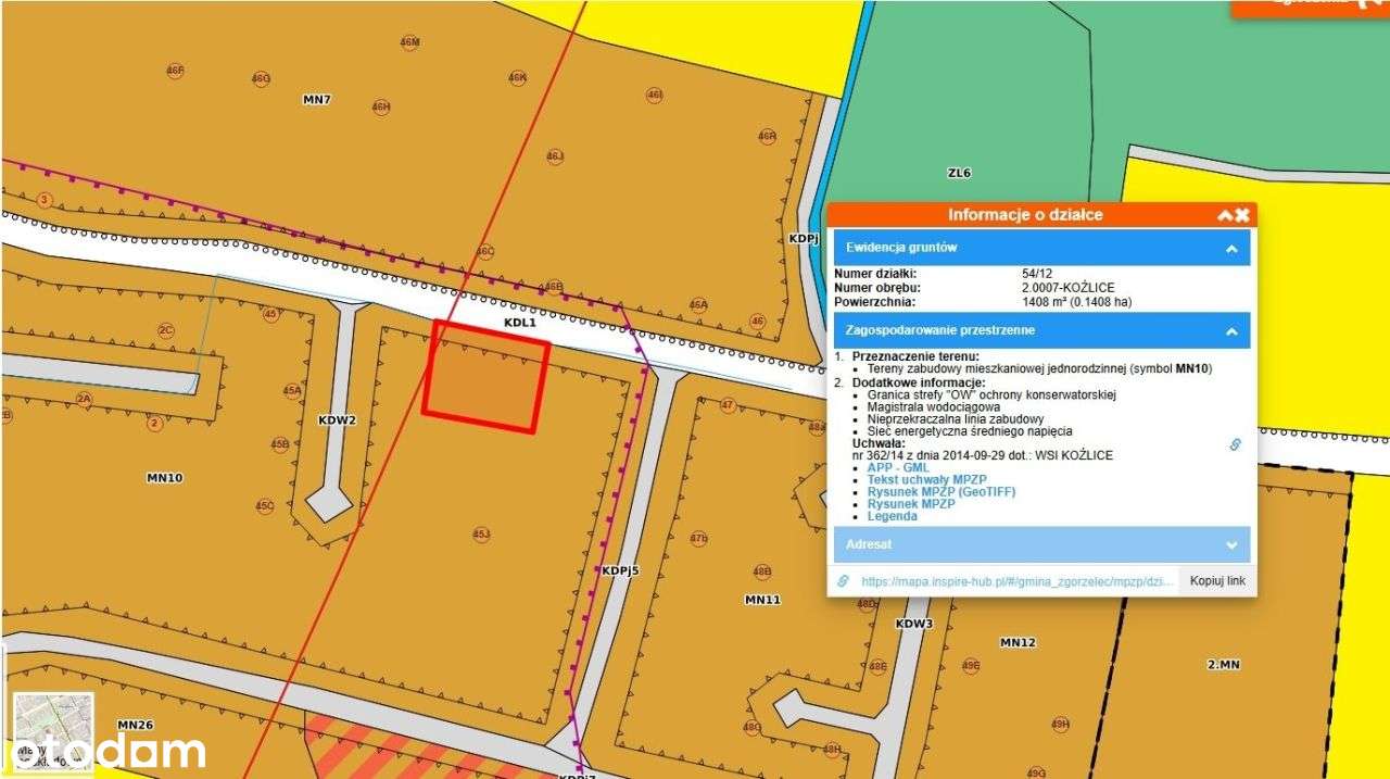 Działka w Koźlicach z widokiem na jezioro - Pełny obrazek: 4/8