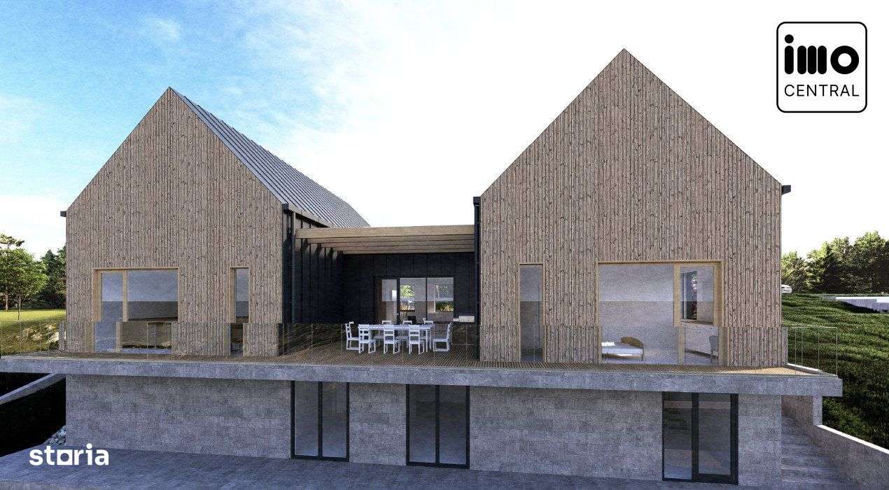 Teren cu fundatie si proiect autorizat pentru cabana lemn -Balcesti, C - Imagine principală: 3/10