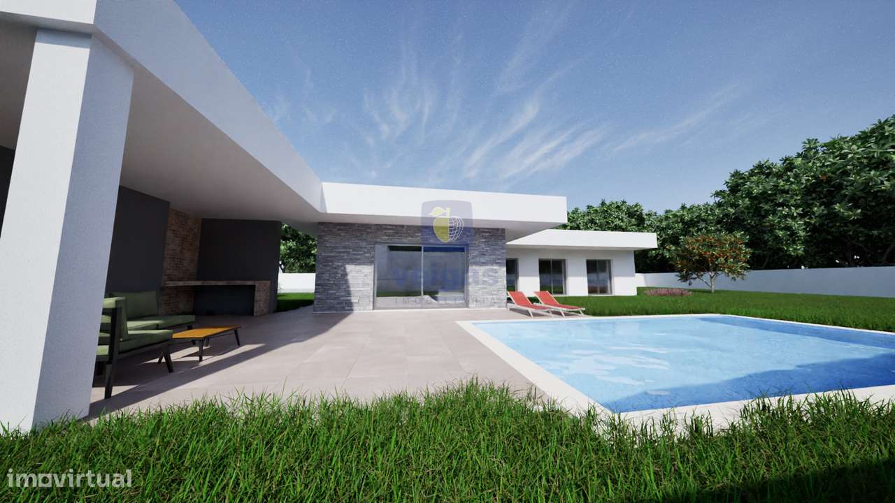 Moradia T3 térrea isolada nova com piscina em Pataias, a 10 km da Naza - Grande imagem: 4/15