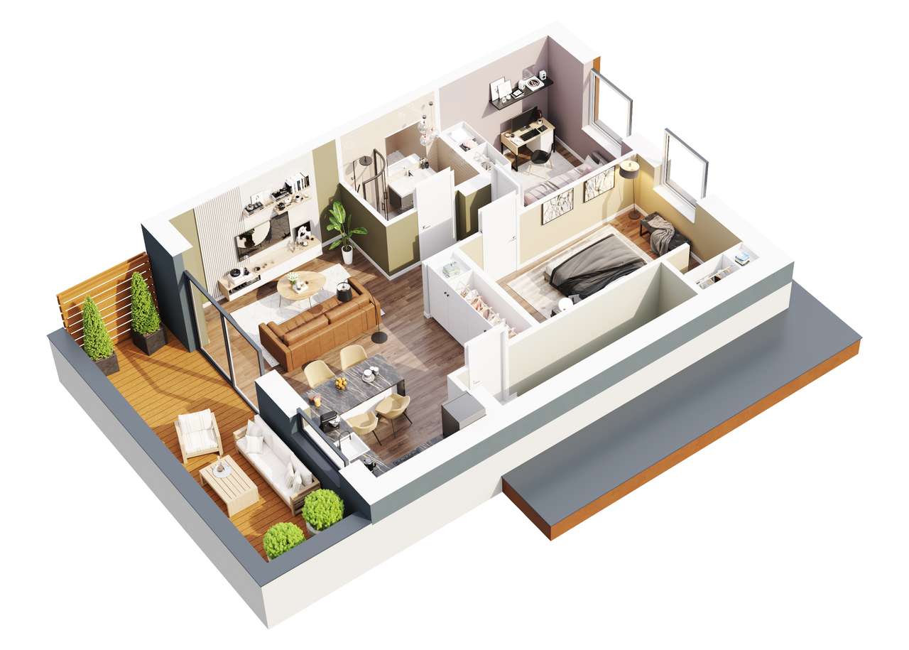Mieszkania | Górki | 54 mkw 62 mkw | blisko Opola | zielone tereny |-9