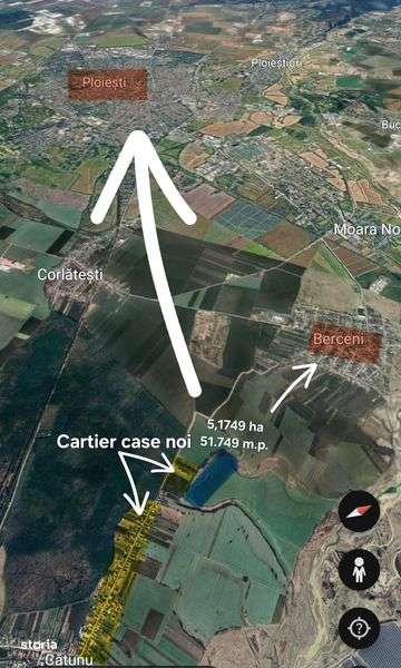 Teren in suprafata de 5,1749 ha (51.749 m.p.) -  Berceni, Prahova - Imagine principală: 4/4