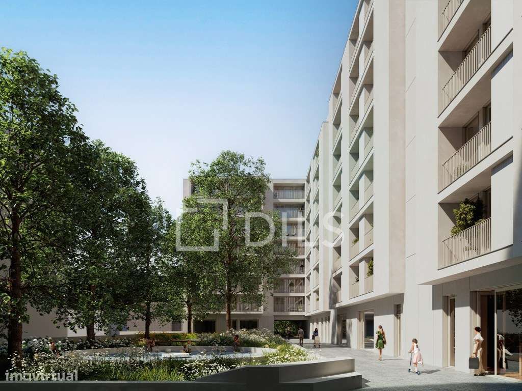 Apartamento T2 com varanda no novo empreendimento no campo Grande - Grande imagem: 3/77