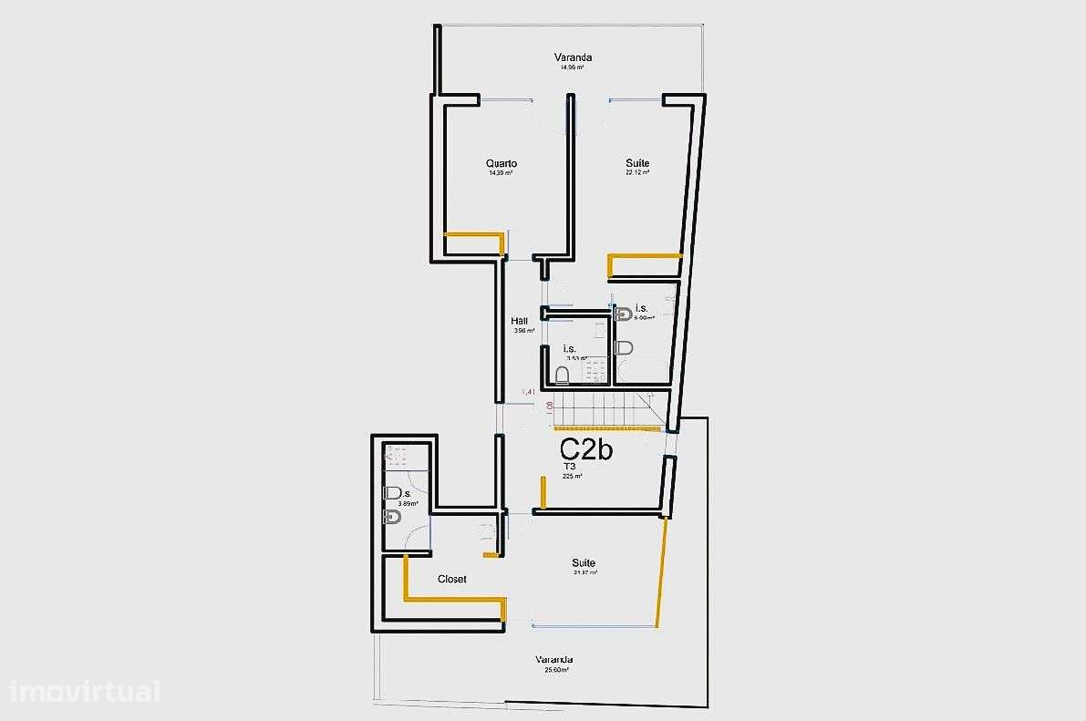 Apartamento T3 Duplex, Novo, Rua Vasco da Gama, Ílhavo, Aveiro-15