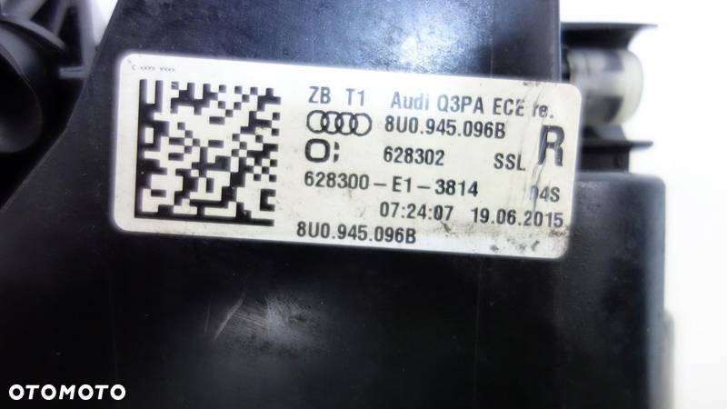 ODBLASK ZDERZAKA PRAWY TYŁ AUDI Q3 I LIFT 15-18 8U0945096B - 6