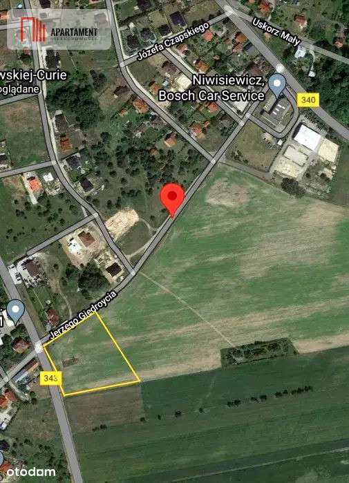 Działka inwestycjna/Uskorz Mały - Pełny obrazek: 4/8