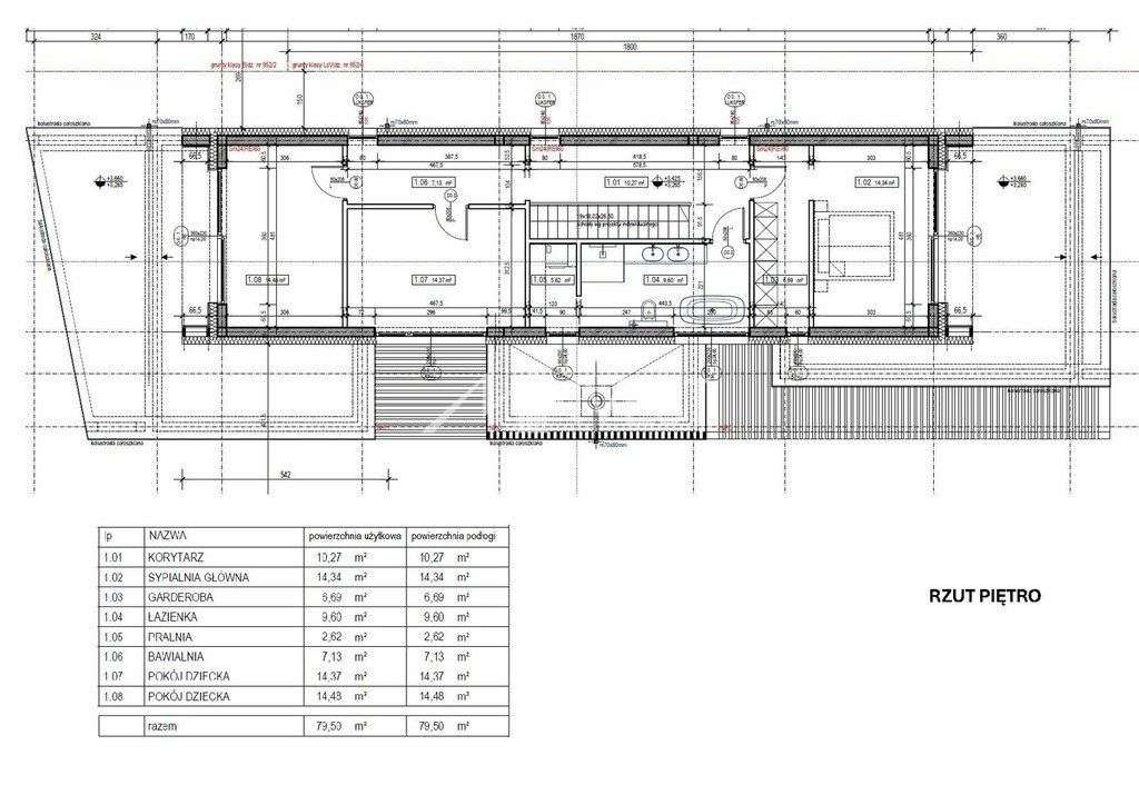 Izabelin / PnB / Projekt domu / pełna dok./ Las!-14