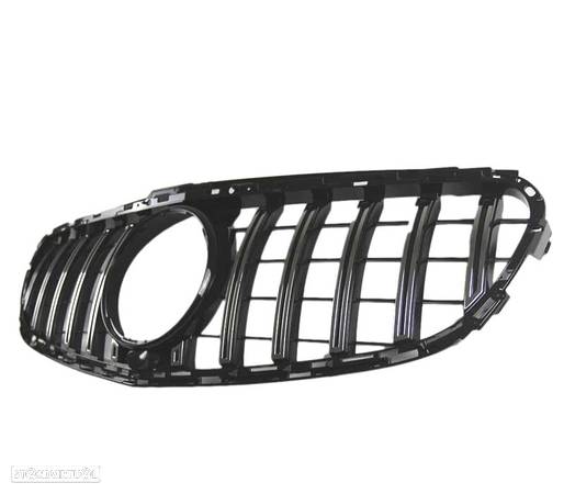 GRELHA FRONTAL PARA MERCEDES CLASSE E W212 13-16 PANAMERICANA GT PRETO BRILHANTE - 2