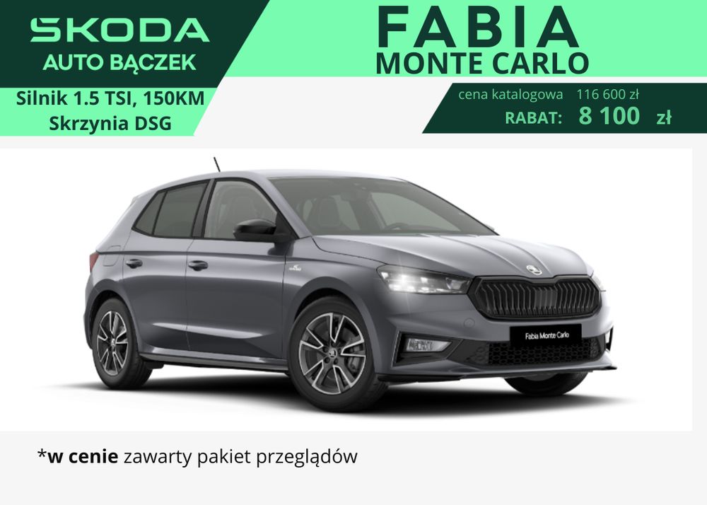 Fabia Skoda 1.5 tsi monte carlo dsg