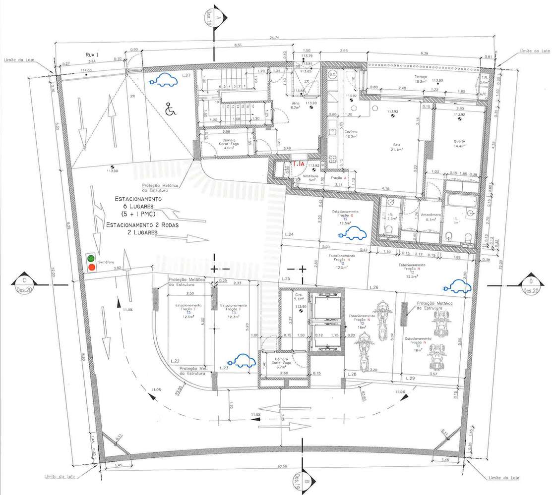 Apartamento T1 com Terraço em Carnaxide-16