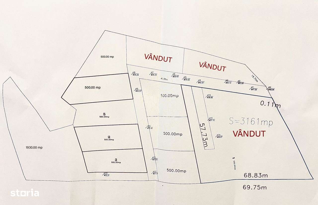 Teren 5930 mp- 1,4 km centru- investitie, cabana in natura - Imagine principală: 4/5