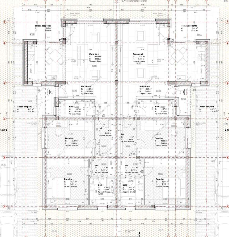 Duplex Parter Premium | 3 Camere 322 Teren| Intrare in Mosnita Noua-16