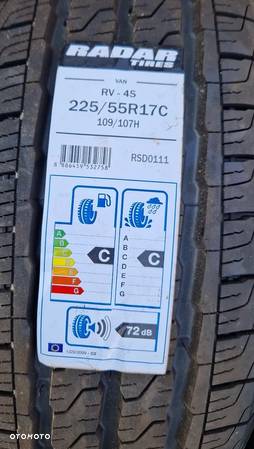 NOWE 2x OPONA OPONY RADAR TIRES VAN RV-4S 225/55R17C 109/107H 2020 rok - 3