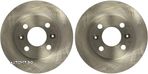 Disc frana fata Dacia Logan si Sandero fara abs 238 mm (jante de 14 inch) , Renault Rapid 1985-1998, Super 5, Clio 1 1990-1198, Clio 2 1998-,  R11, R19, R21, Megane 1 1995-2002, Twingo 1;  - 2 bucati la se - 1